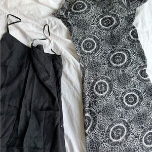 Vivienne Tam Monochrome Patterned Dress